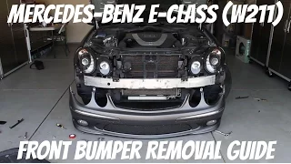 How to Remove a Mercedes-Benz Front Bumper | E-Class (w211)