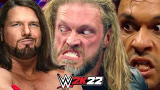 WWE 2K22 | AJ STYLES vs EDGE & DAMIAN PRIEST