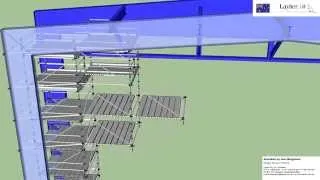 Bridging Scaffold with Layher Allround Diagonals