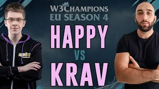 WC3 - W3C Season 4 Finals EU - Round of 16: [UD] Happy vs. KraV [UD]