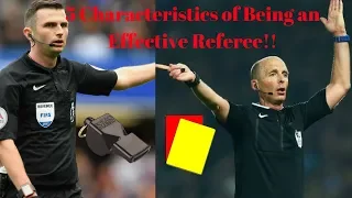 5 Characteristics of Being an Effective Referee!!