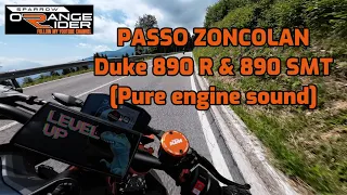 KTM DUKE 890R & KTM 890 SMT Passo Zoncolan PURE ENGINE SOUND [RAW]