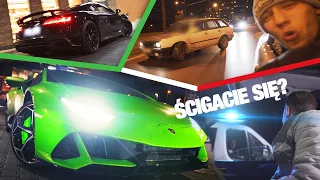 Ścigamy się z policją / DRIFT po mieście / Lamborghini z fundacji