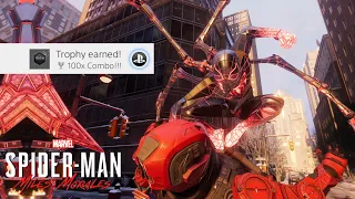 How To Get A 100x Combo - Trophy Guide - Spider-Man Miles Morales