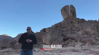 Footage from Base of The Split Rock at Horeb - With Ryan Mauro