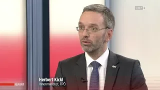 Herbert Kickl - Asylsystem - Interview ORF-Report - 24.4.2018