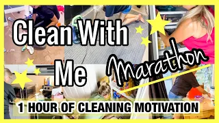 2020 FALL CLEAN WITH ME MARATHON | 1 HOUR OF DEEP CLEANING AND ORGANIZING MOTIVATION | SAHM
