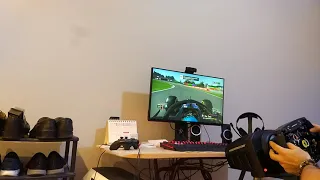 TS-PC Racer Ferrari F1Wheel, F1 2019 simulation FAIL