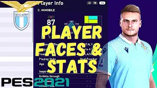 PES 2021 | Lazio | Player Faces & Stats (Data Pack 3.0)