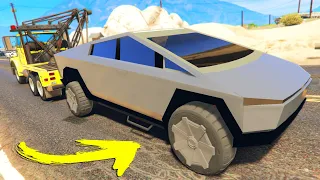 УГНАЛ НОВУЮ TESLA CYBERTRUCK GTA 5 ONLINE ! - БИТВА ЭВАКУАТОРОВ В ГТА 5 ОНЛАЙН