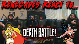 Renegades React to... @deathbattle - She-Ra vs. Wonder Woman (He-Man vs. DC)