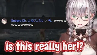 Danchou can't control her excitement after Subaru commented on her stream [Hololive ENG Sub]