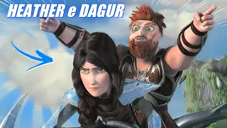 Heather e Dagur | Os Irmãos BERSEKERS! - Corrida até o Limite