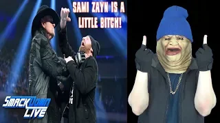 The Undertaker Chokeslams Sami Zayn (SmackDown Live) 9/10/2019