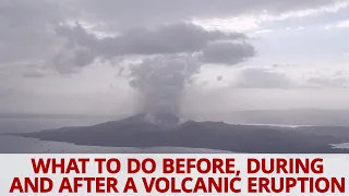 What to do BEFORE, DURING and AFTER a VOLCANIC ERUPTION?