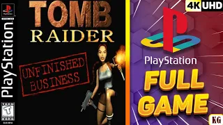 Tomb Raider: Unfinished Business [PS1] 100% ALL SECRETS Gameplay Walkthrough FULL GAME [4K60ᶠᵖˢ UHD]