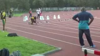 Usain Bolt acceleration and starts - competition warm up