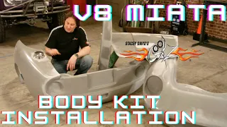 V8 Mazda Miata Banshee Body Kit Installation - Stacey David's Gearz S1 E9
