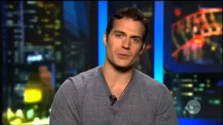 Henry Cavill interview on The Project (2013) - Man of Steel - Superman