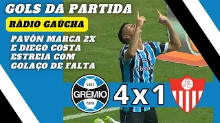 DIEGO COSTA marcou de falta na estreia pelo TRICOLOR | Gols Rádio Gaúcha - Pedro Ernesto Denardin