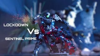 Transformers Stop Motion : Lockdown Vs Sentinel Prime