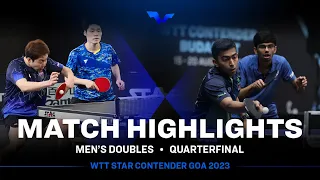 Lim Jonghoon/Jang Woojin vs Harmeet Desai/Manav Vikash Thakkar | MD QF | WTT Star Contender Goa 2023