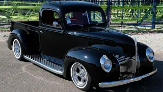 This Slammed 1940 Ford Pickup was Built to be Driven