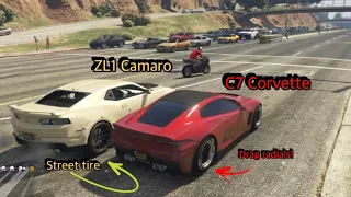 GTA 5 Racing (ONLINE PS4) Coquette vs. Vigero ZX