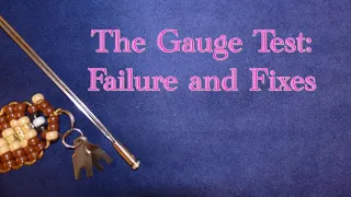 How to Repair an Epee that's Failed the Gauge Test