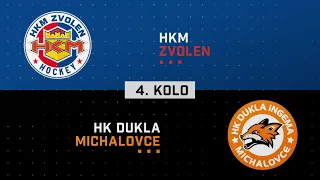 4.kolo HKM Zvolen - Dukla Michalovce HIGHLIGHTS