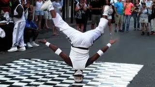 Head Spins + Head Slide - Bourbon Street Breakdancing