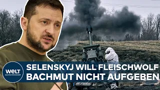 UKRAINE-KRIEG: Top-General will nur weg aus Bachmut – Doch Selenskyj bleibt stur