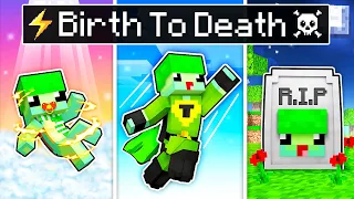 BIRTH To DEATH of a SUPERHERO In Minecraft!