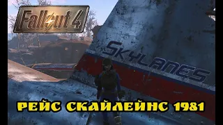 Fallout 4. Локация: Рейс Скайлейнс 1981. Почему они разбились? Ваше мнение?