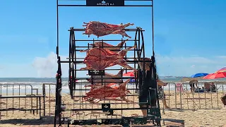 Paleta Atlântida: the biggest barbecue in the world by the sea