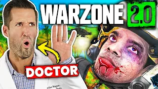 ER Doctor REACTS to Call of Duty: Warzone 2.0 Takedowns