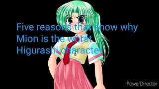 Why is Mion the worst Higurashi character?