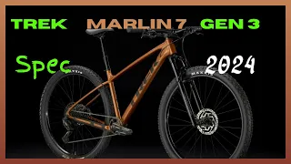 Trek marlin 7 gen 3 2024 spec breakdown