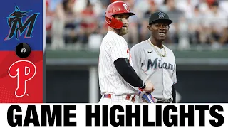 Marlins vs. Phillies Game Highlights (6/13/22) | MLB Highlights