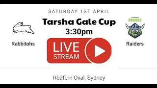 Rabbitohs v Raiders - Tarsha Gale Live 2nd Half