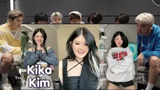 BTS REACTION Kika Kim (XO Team) Tik Tok Top