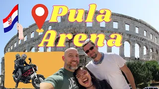 PULA ARENA!!  Walking Tour, Amazing CROATIA