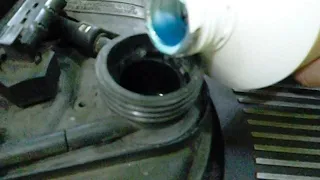 BMW e34. Add Coolant Fluid.