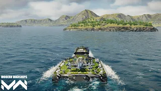 FS BLUE SHARK - Using Full Legendary Equipment In Modern Warships.