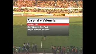 1979/80 - Arsenal v Valencia (Cup Winners Cup Final - 14.5.80)