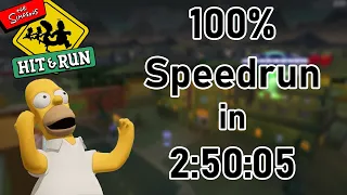 The Simpsons: Hit & Run 100% Speedrun 2:50:05