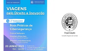 Ciclo de formação "Viagens pelo Direito e Inovação - Boas Práticas de Cibersegurança"