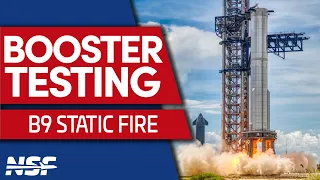 SpaceX Booster 9 Raptor Engine Static Fire