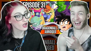 HE GOT CAUGHT!!! Reacting to "DragonBall Z Abridged Episode 31" with Kirby!