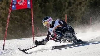 Slalom - First run - 2013 IPC Alpine Skiing World Cup